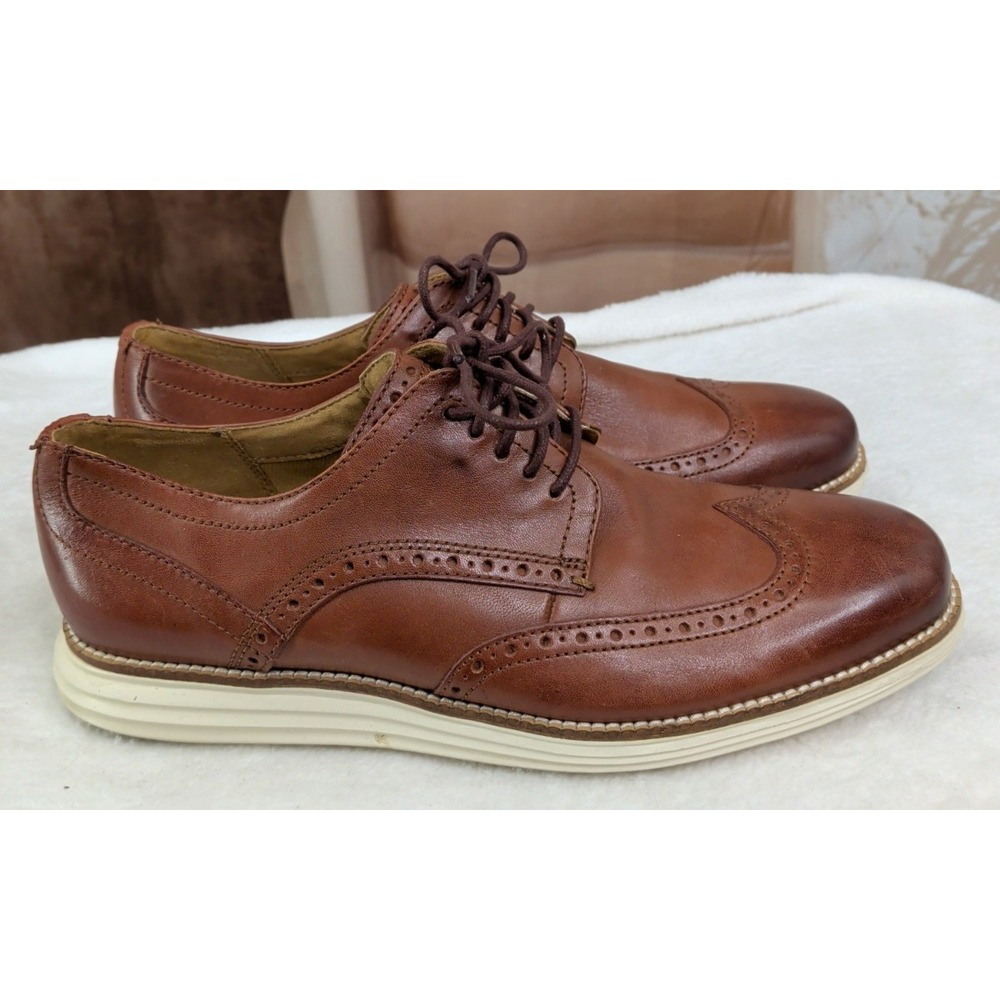 Cole Haan OriginalGrand C26471 British Tan Leather Wingtip Oxford